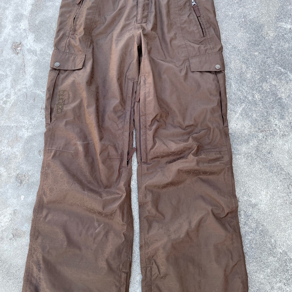 Burton Brown Cargo Pants for Winter Adventures